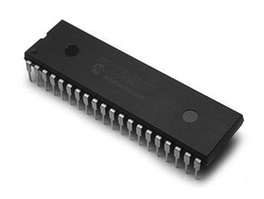 Un microxip, un exemple clàssic d'encapsulació i ocultació en informàtica.