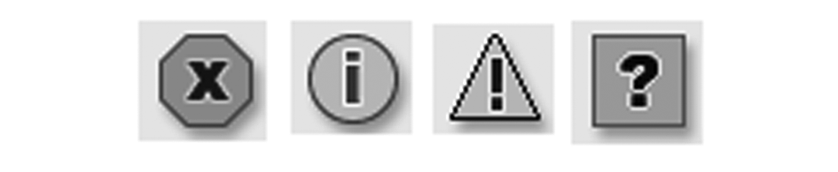 Icones possibles a un JOptionPane.